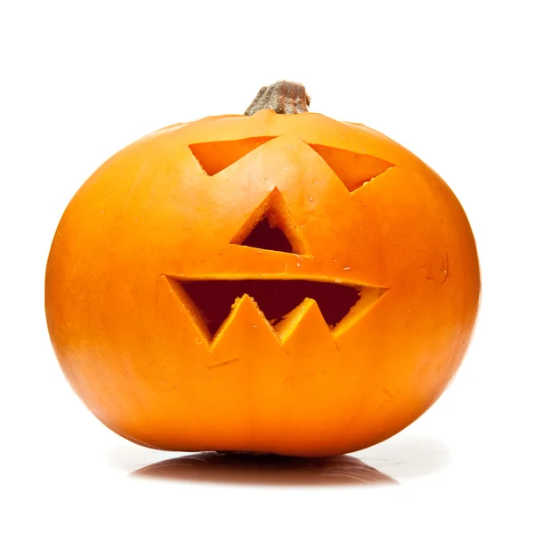 Linterna de calabaza de Halloween. — Foto de Stock