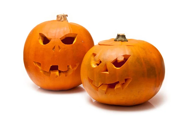 Linterna de calabaza de Halloween. — Foto de Stock