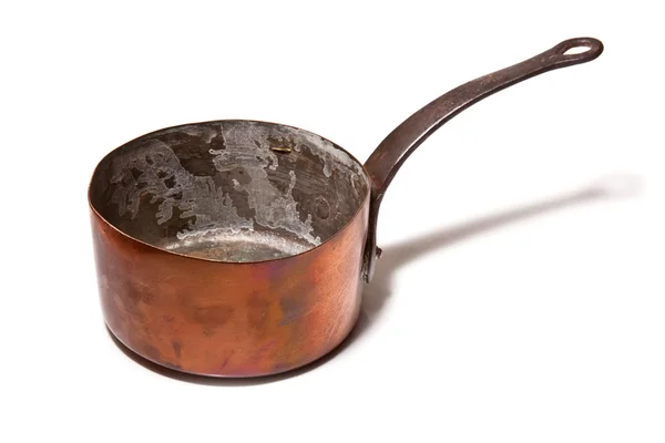 Copper saucepan — Stock Photo, Image