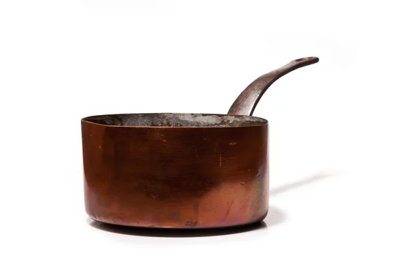 Copper saucepan — Stock Photo, Image