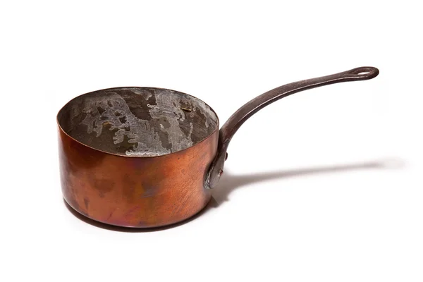 Copper saucepan — Stock Photo, Image