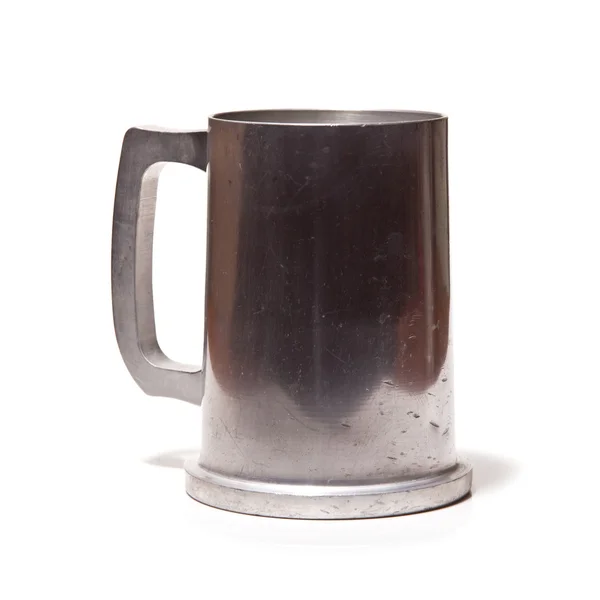 Pewter beer tankard — Stock Photo, Image