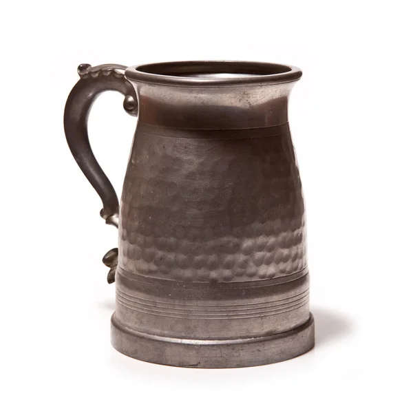 Pewter beer tankard — Stock Photo, Image