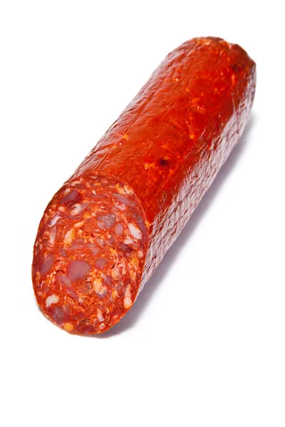 Duże chorizo kiełbasa — Zdjęcie stockowe