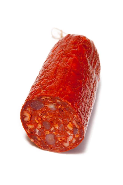 Grande salsiccia Chorizo — Foto Stock