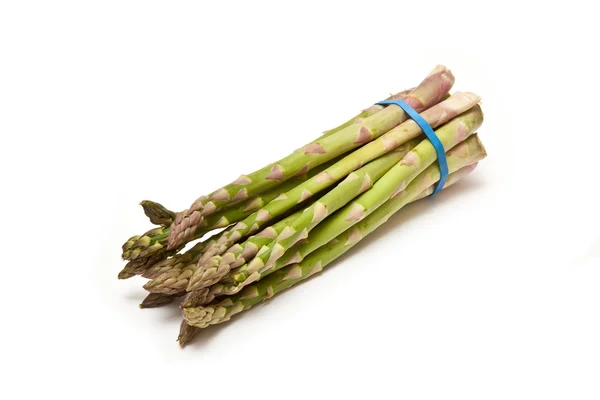 Asparagus isolated on a white studio background. — Stock Photo, Image