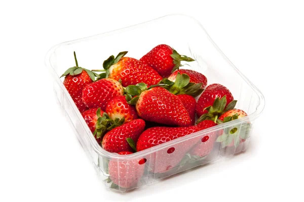 çilek beyaz stüdyo özgeçmişlerine izole.