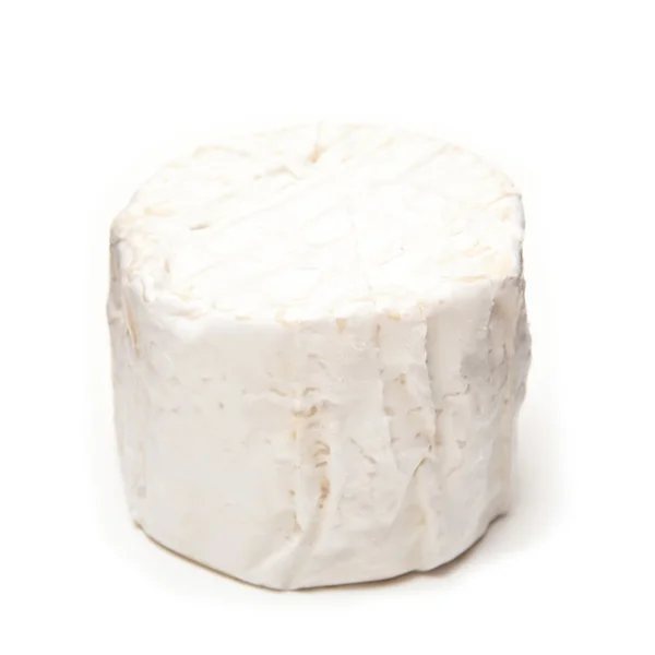 白のスタジオの背景上に分離されてフランスの chaourice チーズ. — ストック写真