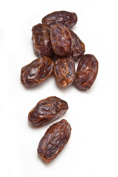 Medjool dates isolated on a white studio background. — Stock Photo, Image