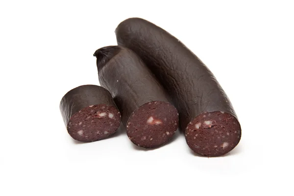 Black pudding sausage — Stock Photo, Image