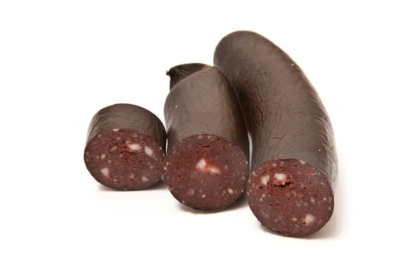 Black pudding sausage — Stock Photo, Image