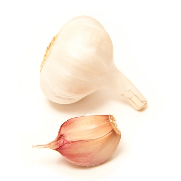 French pink or rose garlic — Stock Photo, Image