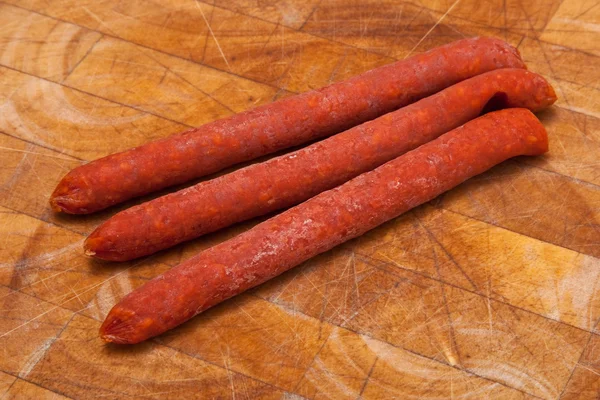 Hungarian spiced sausage — Stock Photo, Image