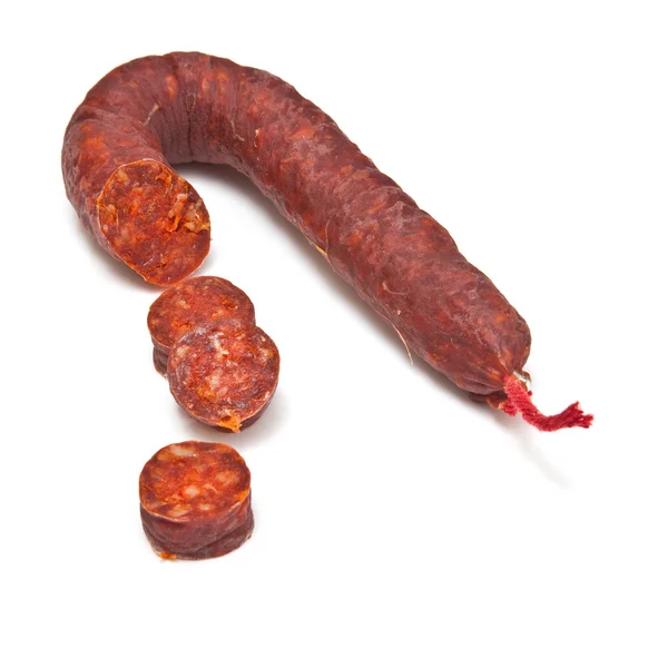 Chorizo De Pueblo kolbász — Stock Fotó