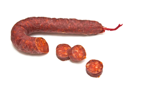 Chorizo De Pueblo sausage — Stock Photo, Image