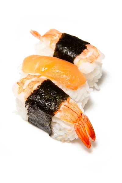 Bedrijf sushi met stokjes — Stockfoto