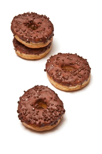 Çikolatalı Donut. — Stok fotoğraf