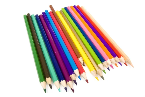 Coloured drawing pencils — Stock Photo, Image