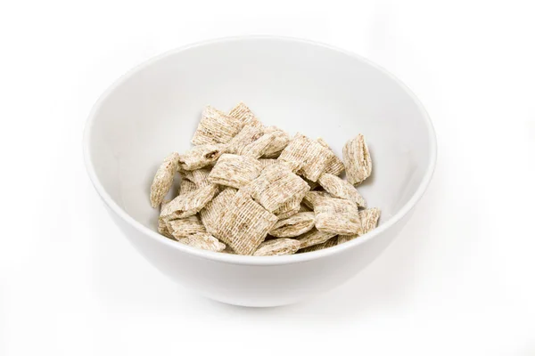 Grano colazione cereali in una ciotola bianca — Foto Stock