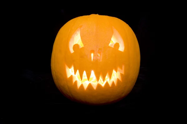 Kürbis-Halloween-Buchse — Stockfoto