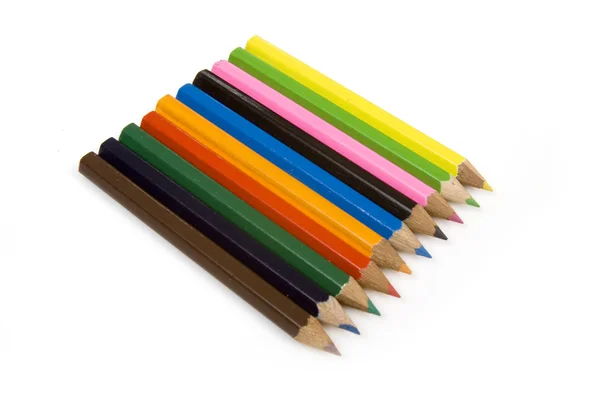 Lápices de dibujo de colores —  Fotos de Stock