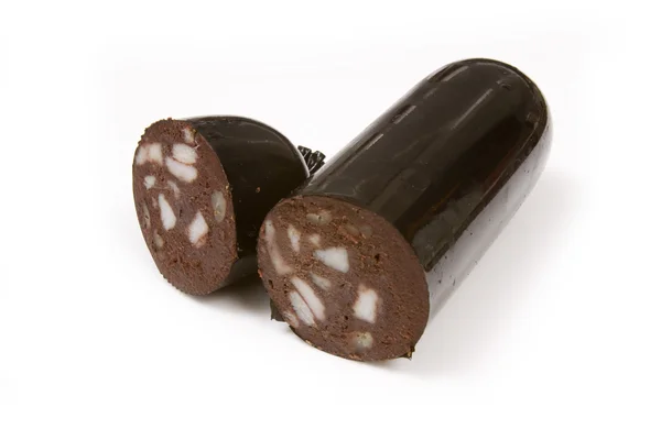 Black pudding sausage — Stock Photo, Image