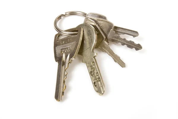 Δέσμη των κλειδιών του σπιτιού — Φωτογραφία Αρχείου