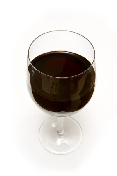 Glas rött vin — Stockfoto