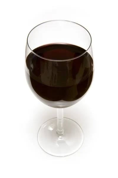 Glas rött vin — Stockfoto