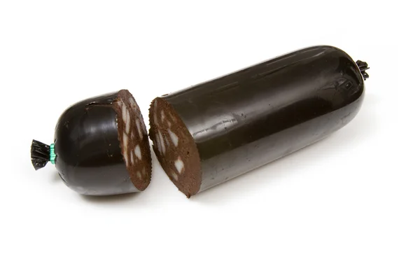 Black pudding sausage — Stock Photo, Image