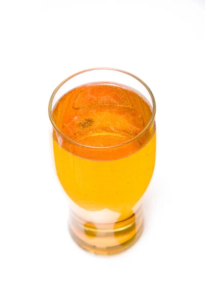 Apple cider i ett glas — Stockfoto