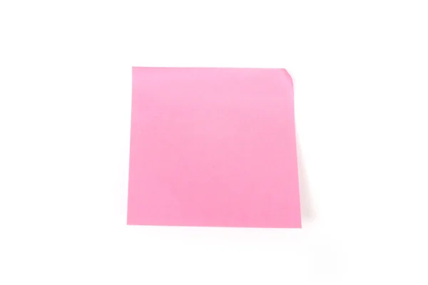 A pink note — Stock Photo, Image