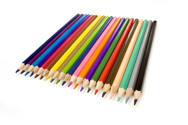 Coloured drawing pencils — Stock Photo, Image