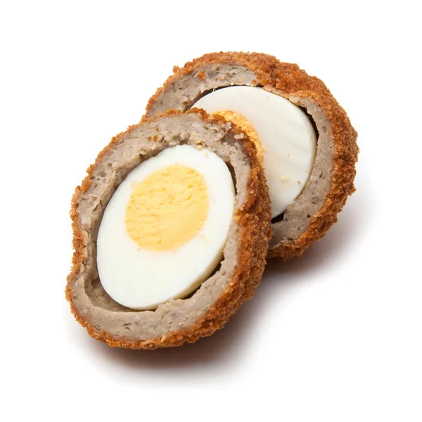 Scotch egg halved — Stock Photo, Image