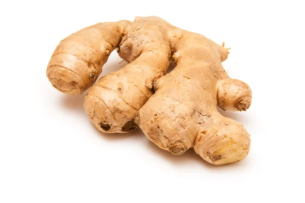 Root ginger isolated on a white studio background. — Stock Photo, Image