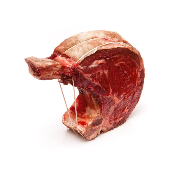 Rib of beef joint isolated on a white background. — Stock Photo, Image