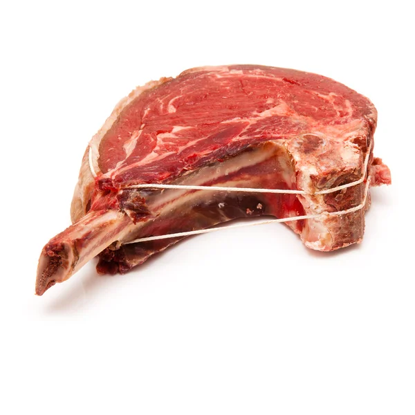 牛肉の関節白い背景で隔離の肋骨. — ストック写真