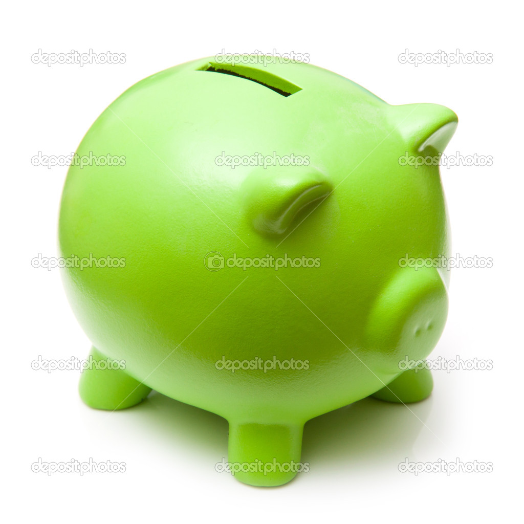 Green Piggy Bank