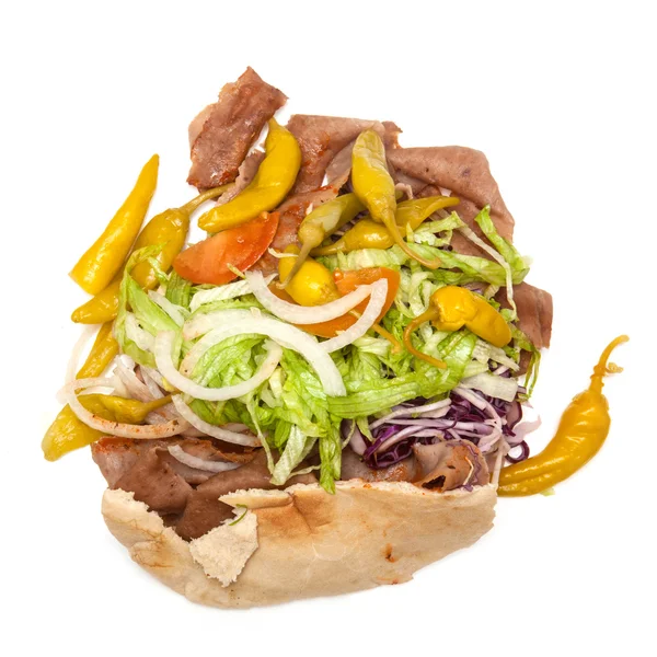 Čerstvé jehněčí kebab — Stock fotografie