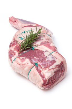 Sholder of lamb isolated on a white studio background. clipart