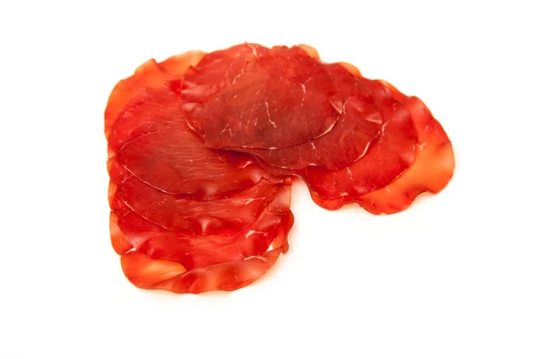 Dried beef slices — Stock Photo, Image