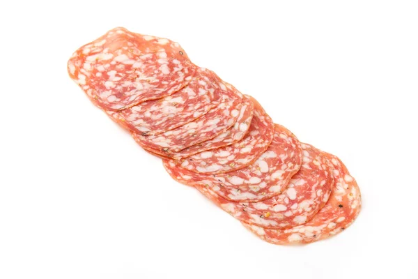 Italiaanse varkensvlees salami. — Stockfoto