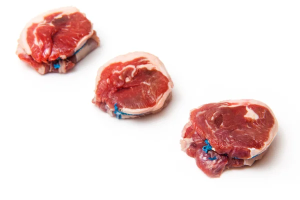 Goat meat noisettes — Stock Photo, Image