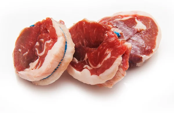 Kozí maso medajlonky — Stock fotografie