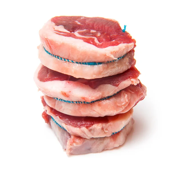 Kozí maso medajlonky — Stock fotografie