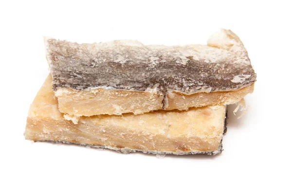 Pieces of salt cod fish — Stock Photo, Image