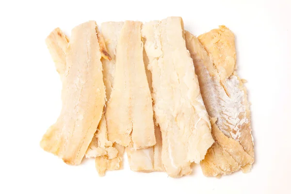 Pedaços de bacalhau salgado — Fotografia de Stock