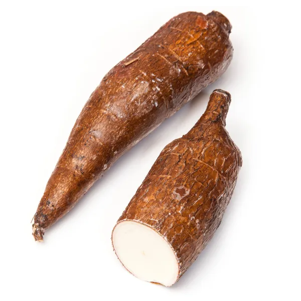 Radici di yucca manioca Fotografia Stock