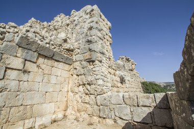 Antik bugüne kadar Nimrod uçağı Kalesi. megalitik yapısı.
