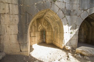 Antik bugüne kadar Nimrod uçağı Kalesi. megalitik yapısı.